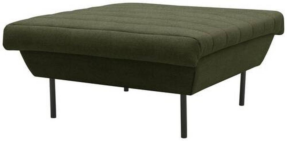 Hocker Looks Ix - Schwarz/Grün, Design, Textil (90/45/105cm) - LOOKS by W.Joop