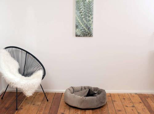 Hundebett Charly Taupe L: 68 cm - Taupe, KONVENTIONELL, Textil (68/68/18cm)