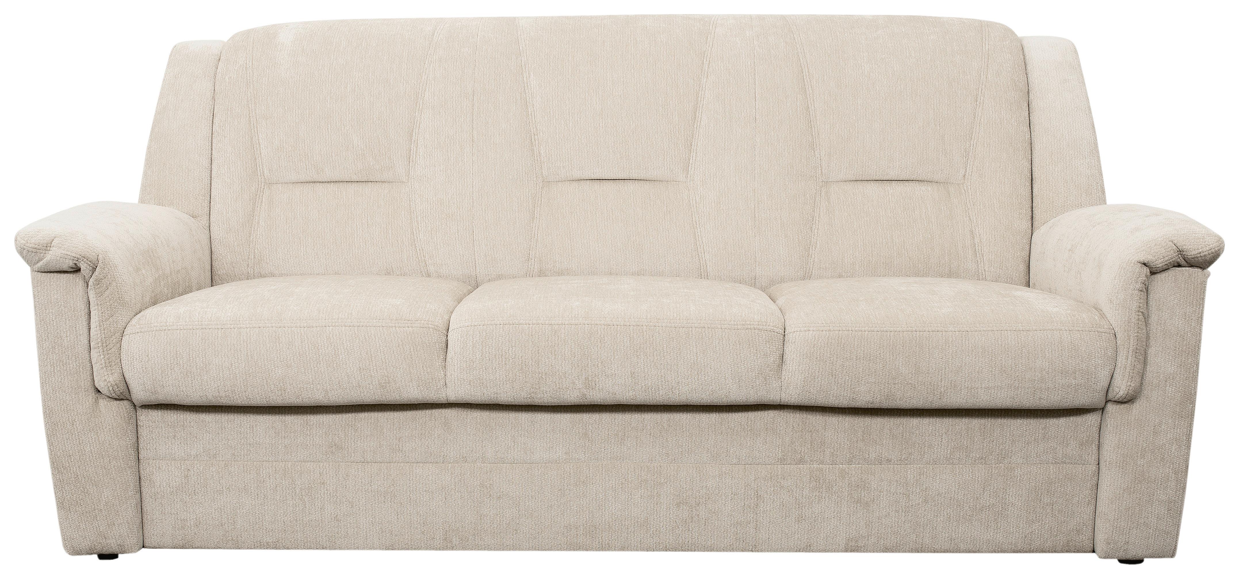 3-SITZER-SOFA Rafael, Creme B: 209 cm - Beige/Creme, Trend, Textil (209cm)