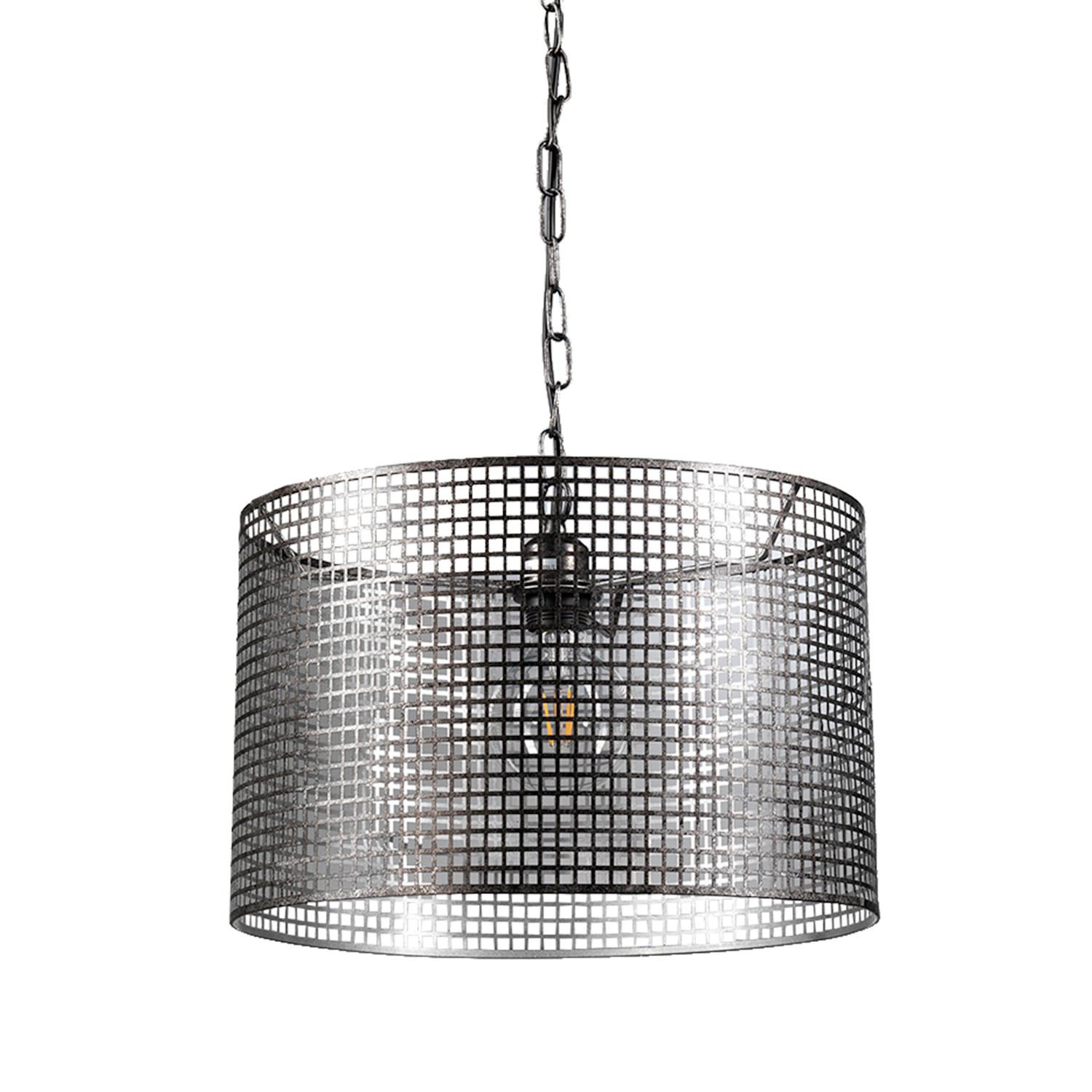 Pendelleuchte Schwarz L: 40 cm 22w - Schwarz, Design, Metall (40/40/100cm)