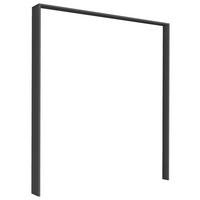 Paspartový rám MIAMI Š/V/H:cca 211/233/64cm - sivá, Modern, kompozitné drevo (211/233/64cm)