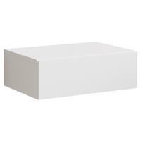 Nachkästchen Weiß H: 14 Cm Tajo - Weiß, MODERN, Holzwerkstoff (42/14/30cm) - Livetastic