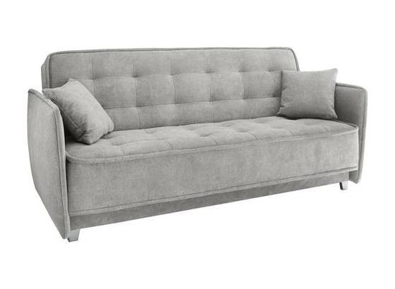 Schlafsofa Aron B: ca. 216 cm - Schlammfarben/Silberfarben, MODERN, Holzwerkstoff/Textil (216/95/95cm) - Carryhome Schlafsofa Aron B: ca. 216 cm - Schlammfarben/Silberfarben, MODERN, Holzwerkstoff/Textil (216/95/95cm) - Carryhome
