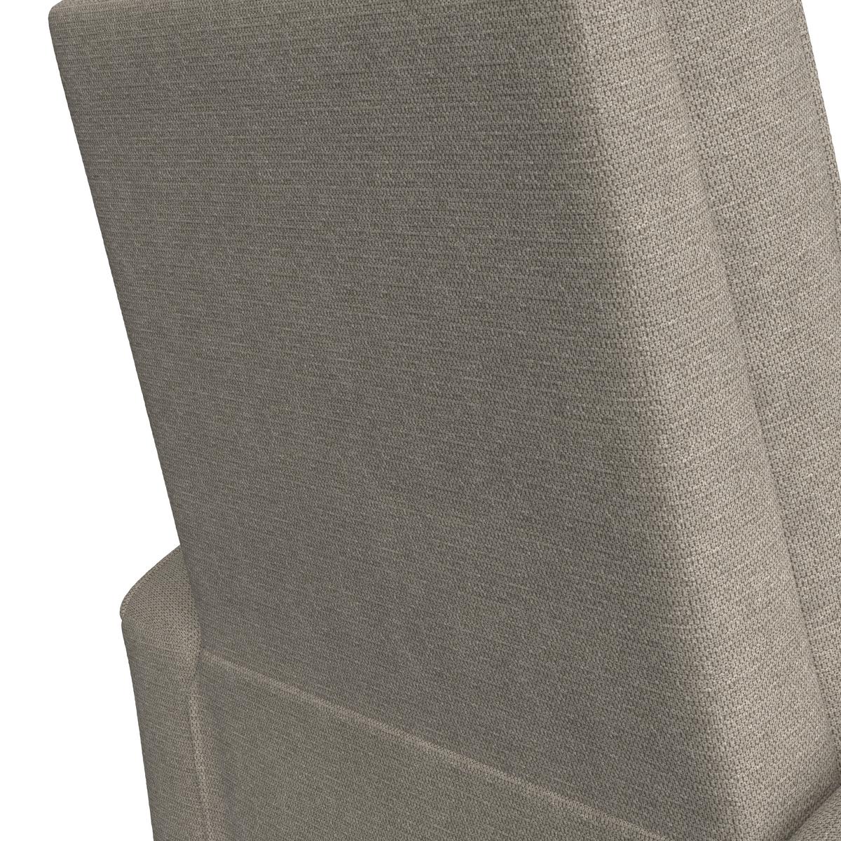 Tv-fotel Leon - világosbarna, Basics, műanyag/textil (80/102/96cm) - Best Price
