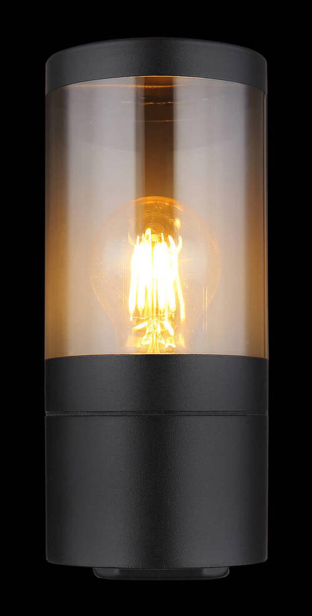 Außenleuchte 32014bs - Schwarz, Basics, Kunststoff/Metall (10,2/15,5/24cm) - Globo