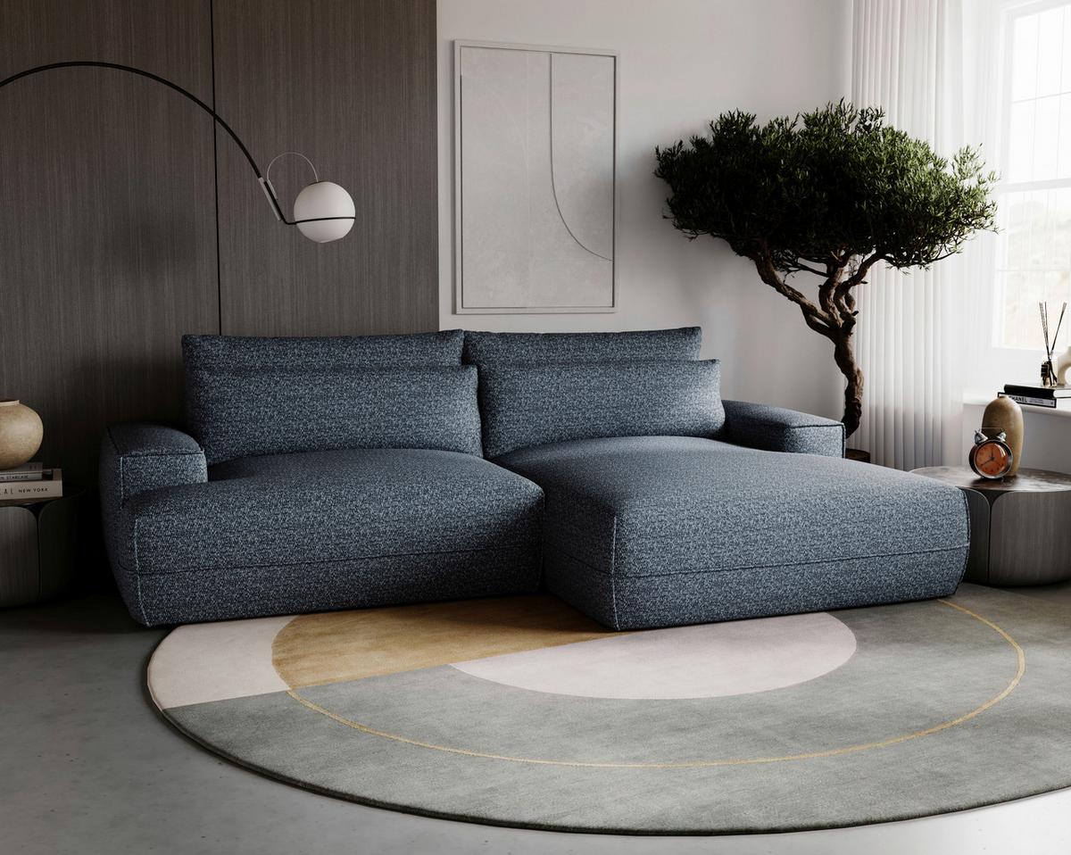 Fresh Blau S: 272x156 cm - Blau/Schwarz, Design, Textil (272/156cm) - Livetastic