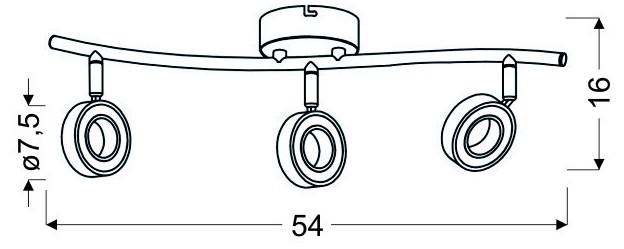 LED-Strahler 93/65957 Vinola - Design (54/9/16cm)
