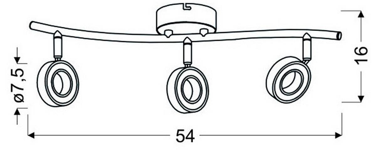 LED-Strahler 93/65957 Vinola - Design (54/9/16cm)