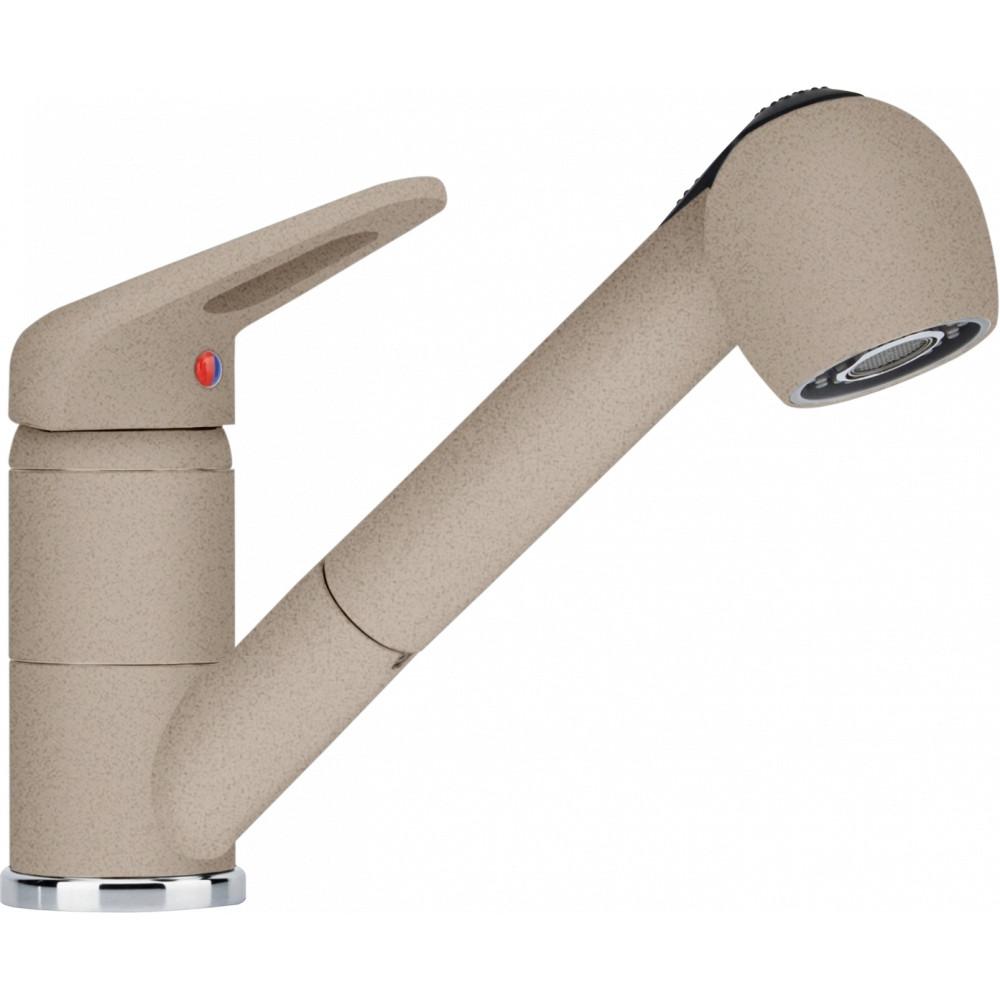 Küchenarmatur Novara-Plus schwenkbar Hochdruck - Beigebraun, MODERN, Metall (18,4cm) - Franke