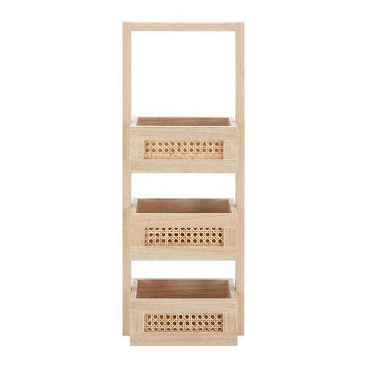 Regál DENIS - prírodná farba, Modern, drevo/kompozitné drevo (26,5/70,5/18cm) - Bessagi Home
