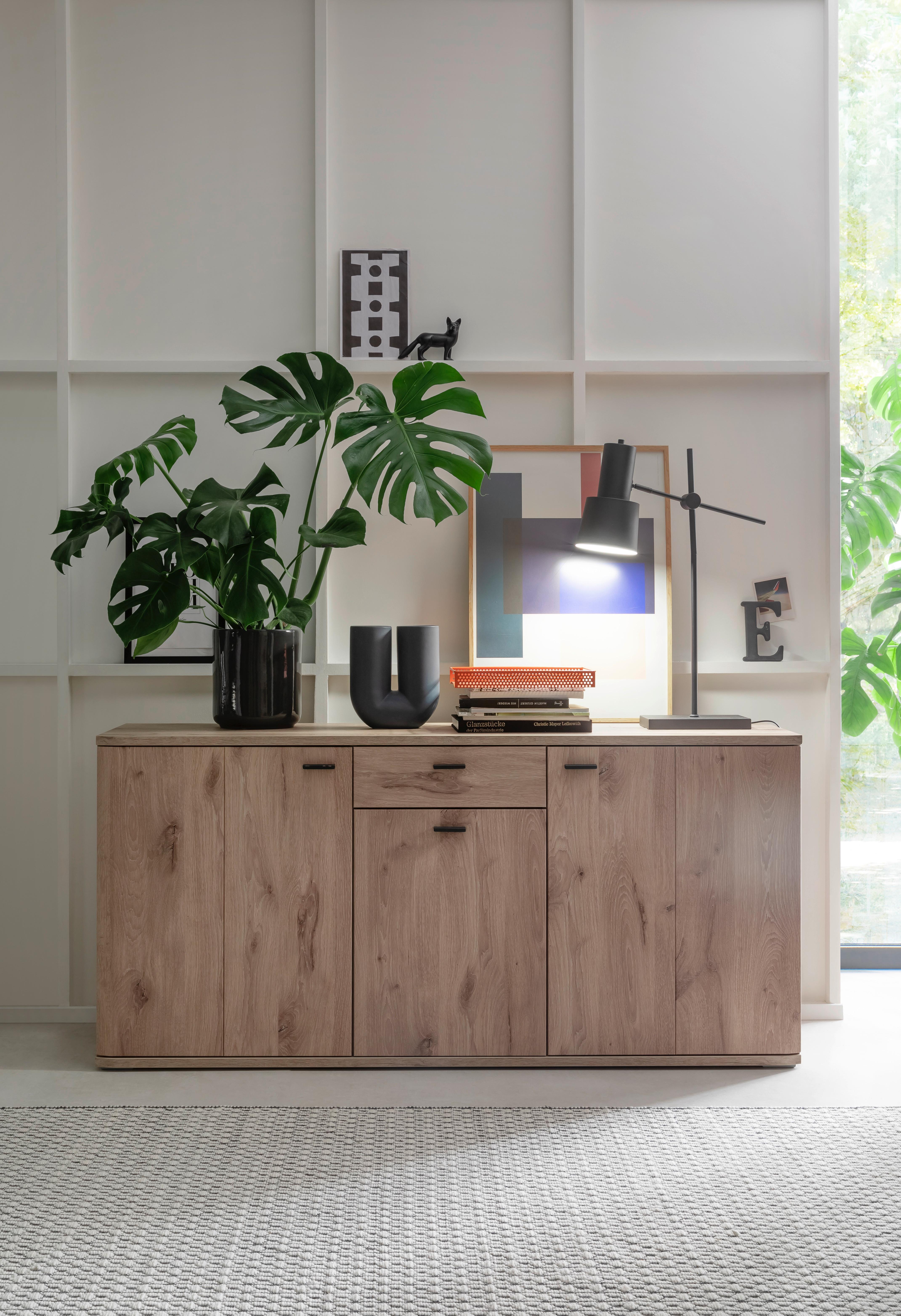 Sideboard 149 cm Prato Eichefarben - Eichefarben, Design, Holzwerkstoff (149/78/44cm) - MID.YOU
