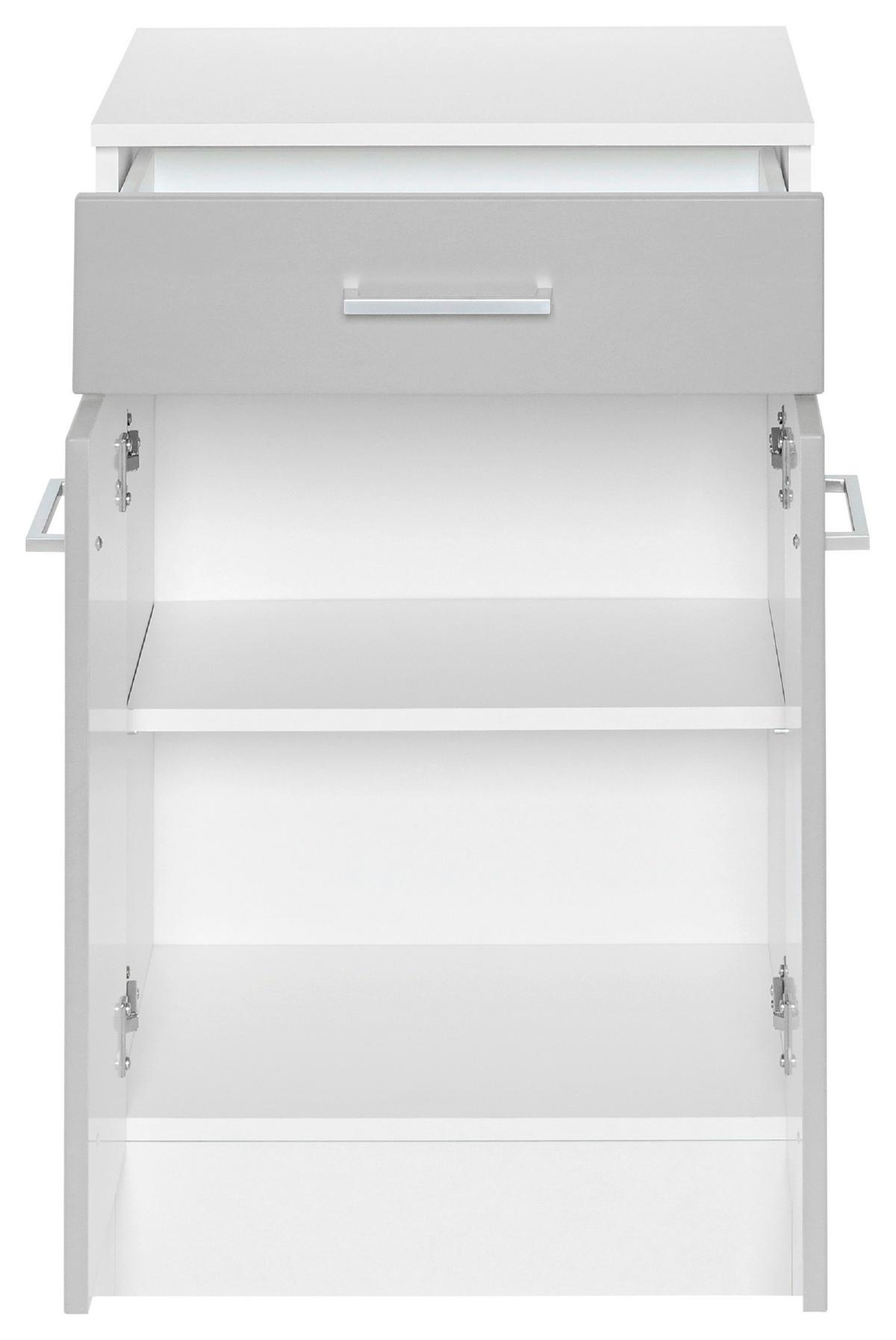 Unterschrank Riga Bxh 50x84 Cm Hellgrau/weiß - Hellgrau/Weiß, MODERN, Holzwerkstoff (50/84/35cm) - Held