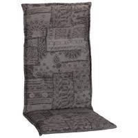 Niederlehnerauflage Genf 100x48 cm Grau - Grau, Basics, Textil (100/48/4cm) - Beo