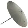 Sonnenschirm DM: 250cm H: 270cm Grau - Grau, KONVENTIONELL (270/270cm) - Gardenson