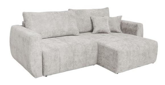 Schlafsofa Bali - Creme/Schwarz, MODERN, Holz/Textil (245/74-90/104cm) - Luca Bessoni