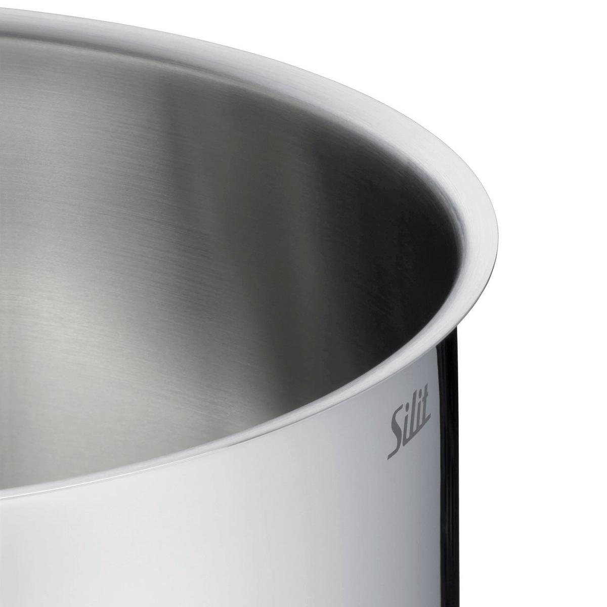 KOCHTOPFSET EXTRA-COOK - Edelstahlfarben, Basics, Metall - Silit