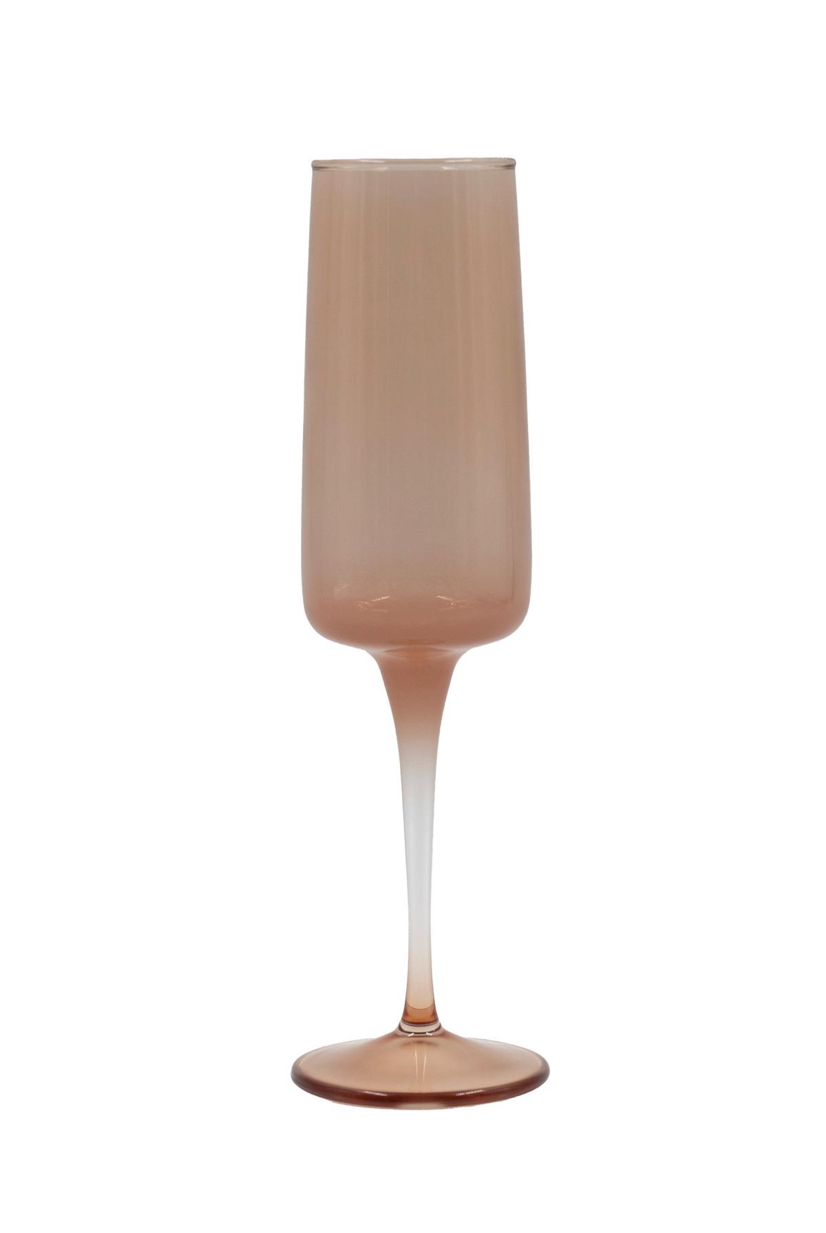 Pohár na sekt 190ml - mokka, Modern, sklo (6,2/21,7cm) - Mömax