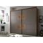 Schwebetürenschrank Capri B: 280 cm Eichedekor - Eichefarben/Grau, KONVENTIONELL, Holzwerkstoff (280/230/60cm) - Carryhome Schwebetürenschrank Capri B: 280 cm Eichedekor - Eichefarben/Grau, KONVENTIONELL, Holzwerkstoff (280/230/60cm) - Carryhome