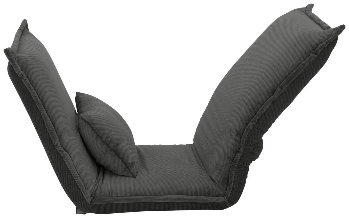 Schlafsessel Jan - Silberfarben/Grau, MODERN, Textil (77/73/87cm) - MID.YOU