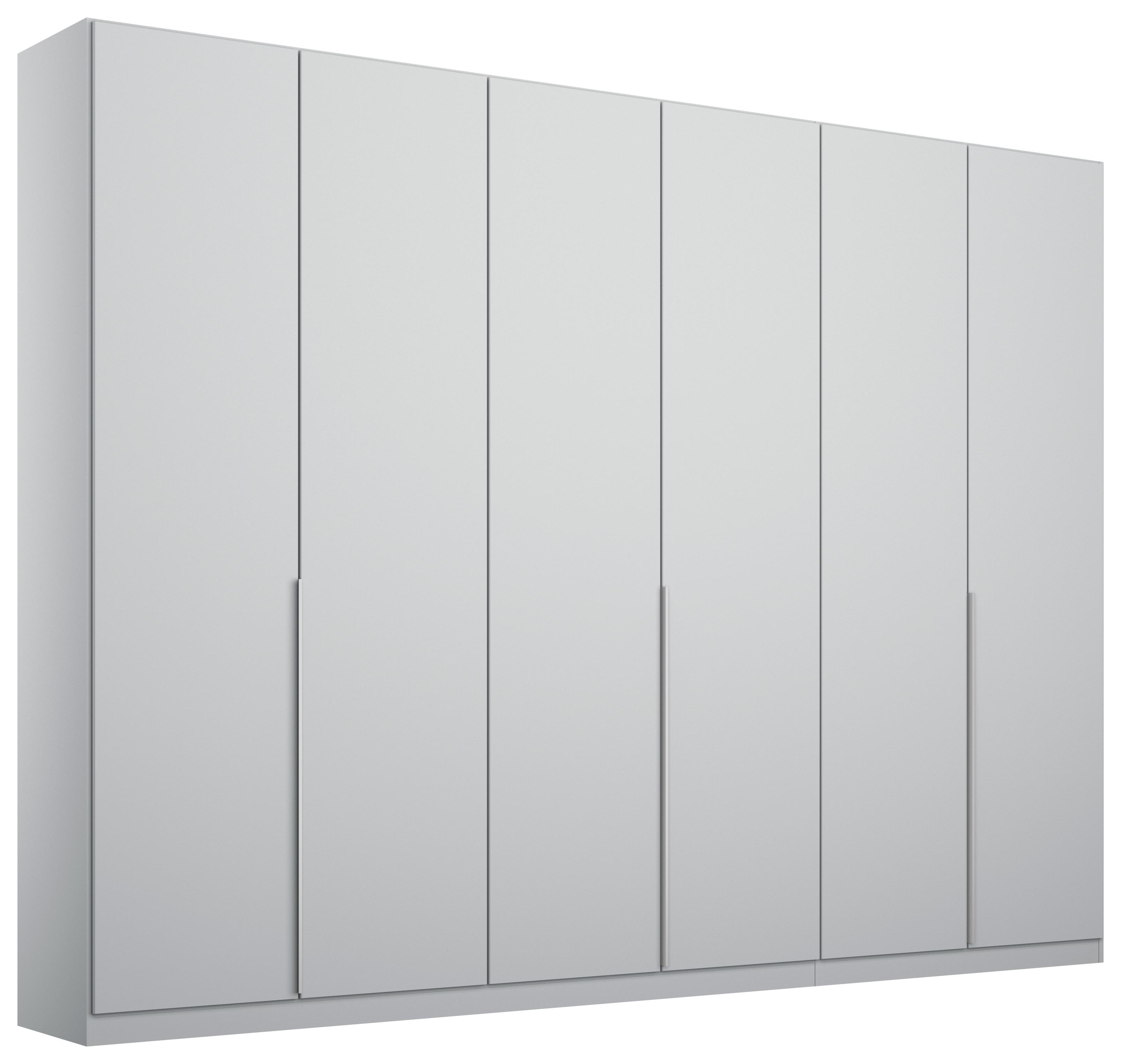 Drehtürenschrank in Seidengrau