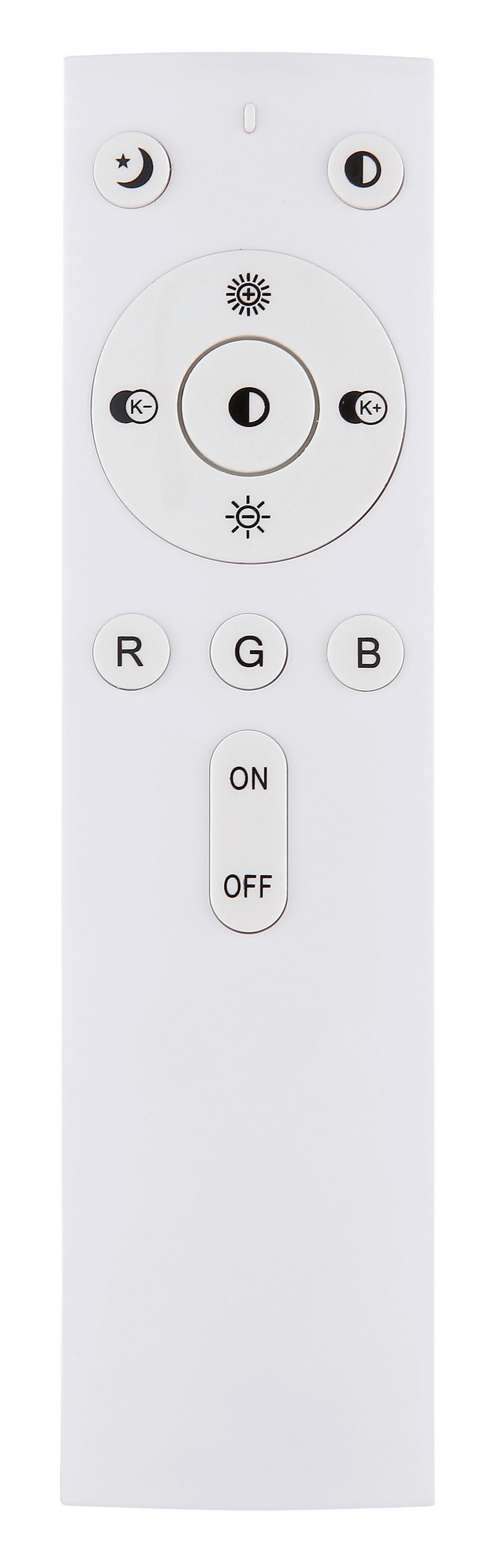 Led-deckenleuchte 41266-18 - Weiß/Cappuccino, KONVENTIONELL, Kunststoff/Metall (34/7cm) - Globo