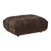 Taburetka PANDA, tmavohnedá ženilka - čierna/tmavohnedá, Trend, textil/plast (105/45/75cm) - Mömax
