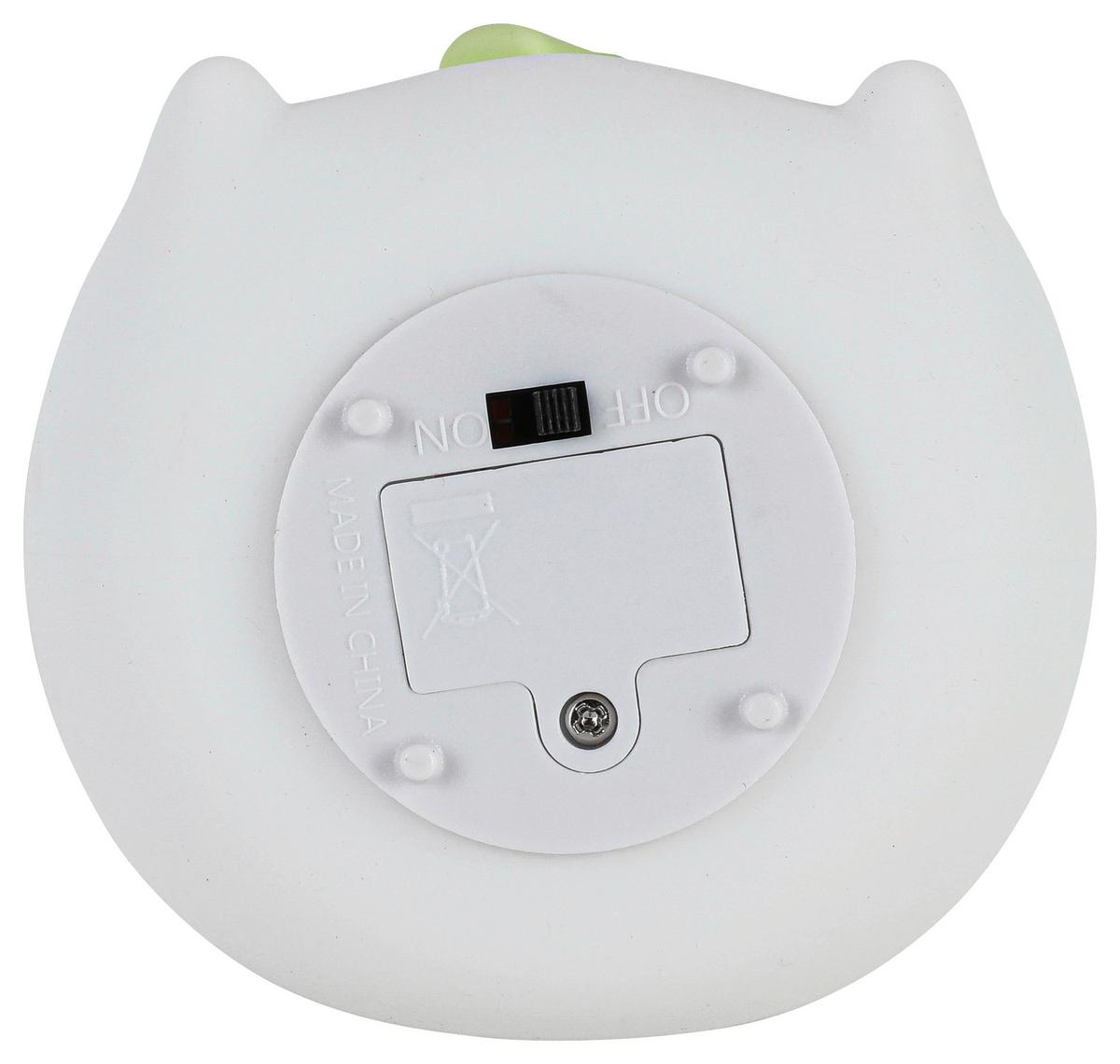 DEKORAČNÍ LED SVÍTIDLO PANDI - bílá, Moderní, plast (8,3/8,3/8,7cm) - Mömax