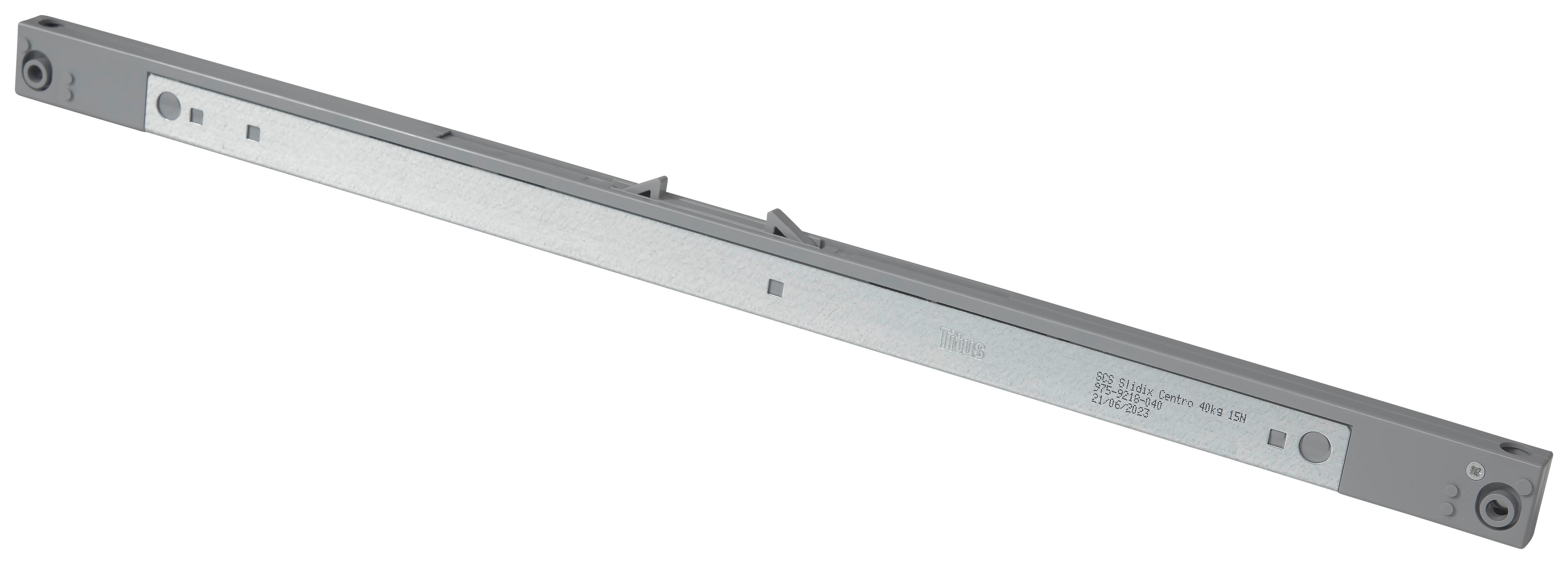 Mitteltürdämpfer Zubehör Grau B: 28 Cm - Grau, MODERN, Kunststoff (28/2/4cm) - Rauch Möbel