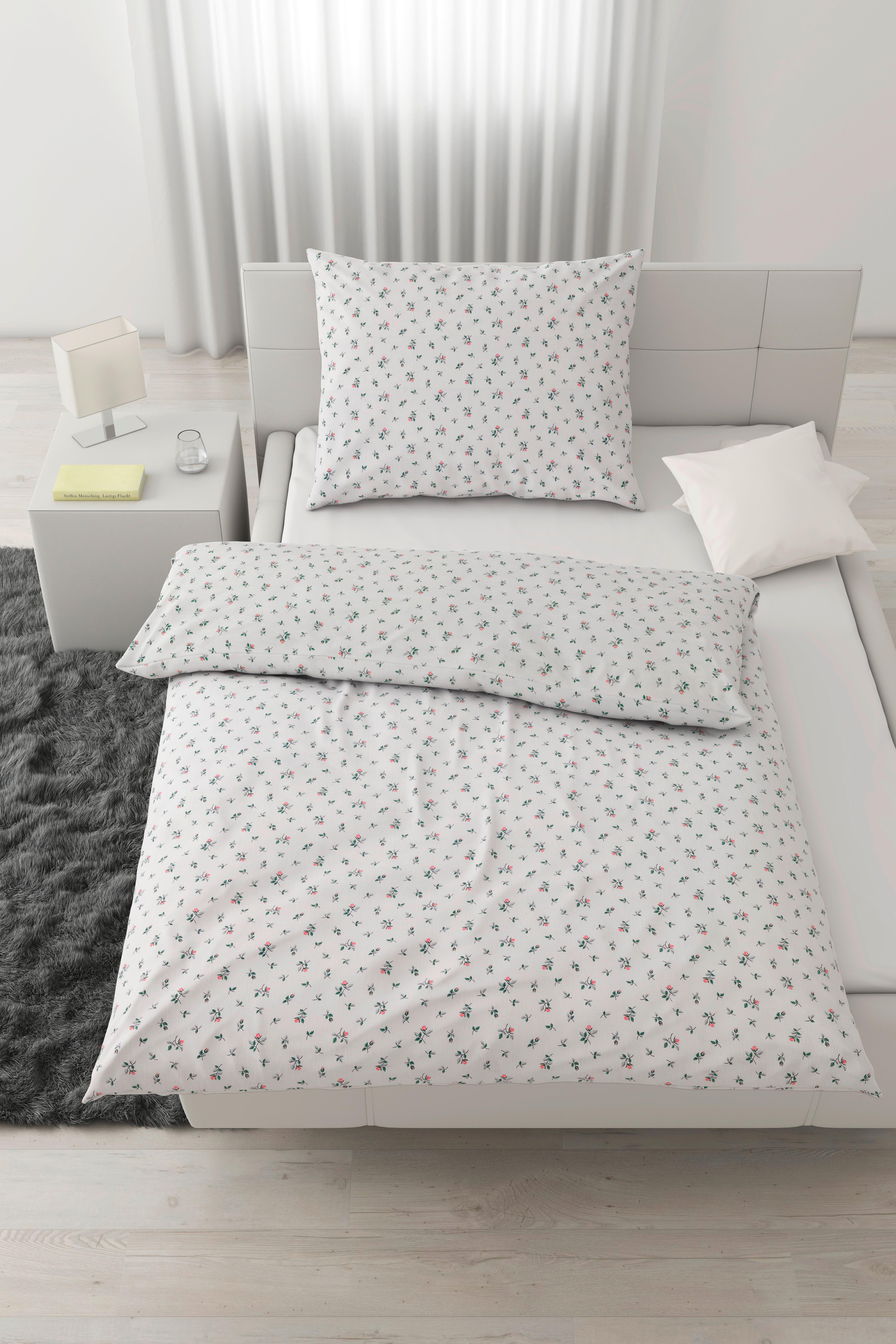 Posteľná bielizeň Rose, 140/200cm, béžová - béžová, Romantik / Landhaus, textil (140/200cm) - Modern Living