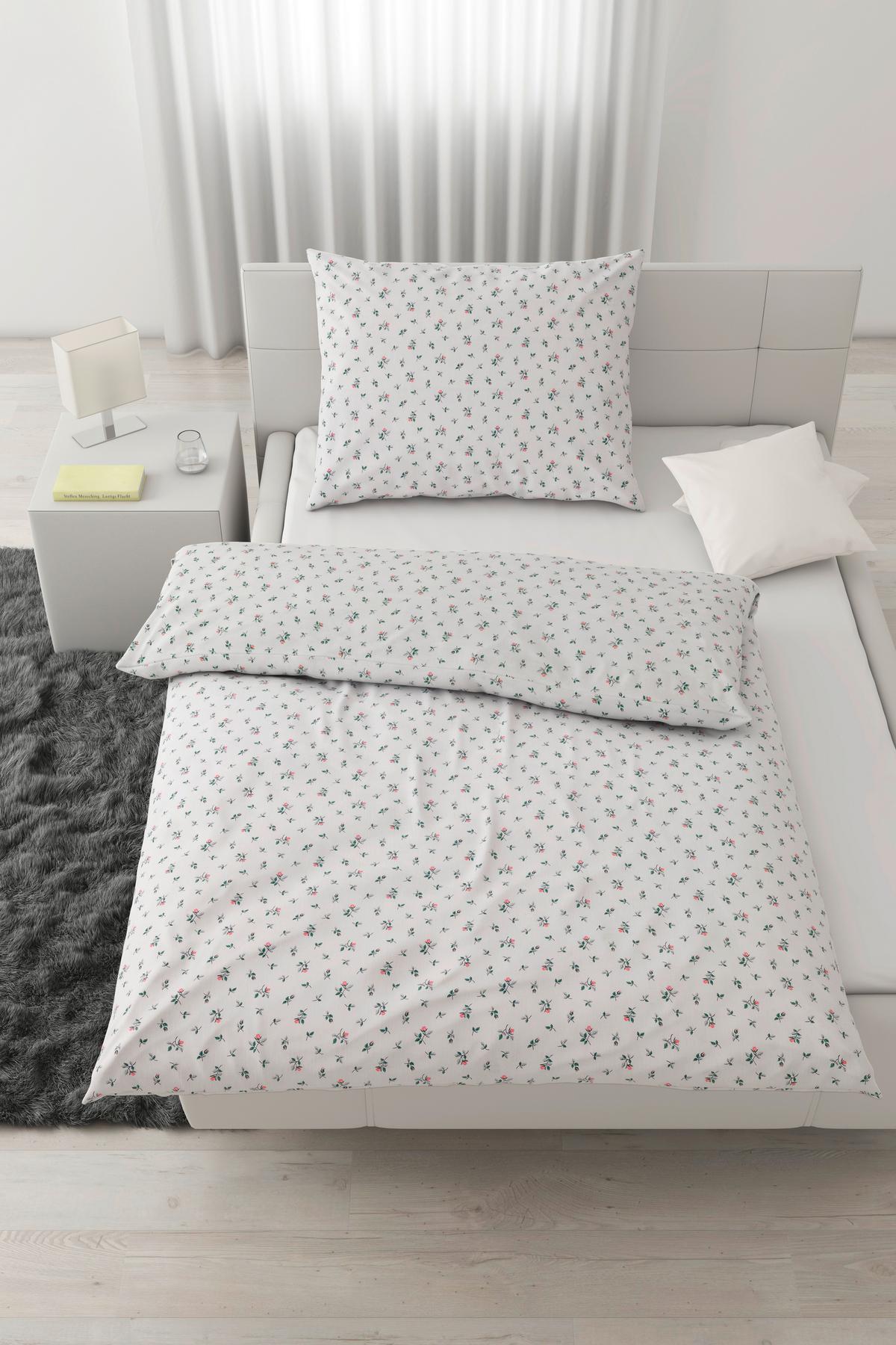 Povlečení Rose, 140/200cm, béžová - béžová, Romantický / Rustikální, textil (140/200cm) - Modern Living