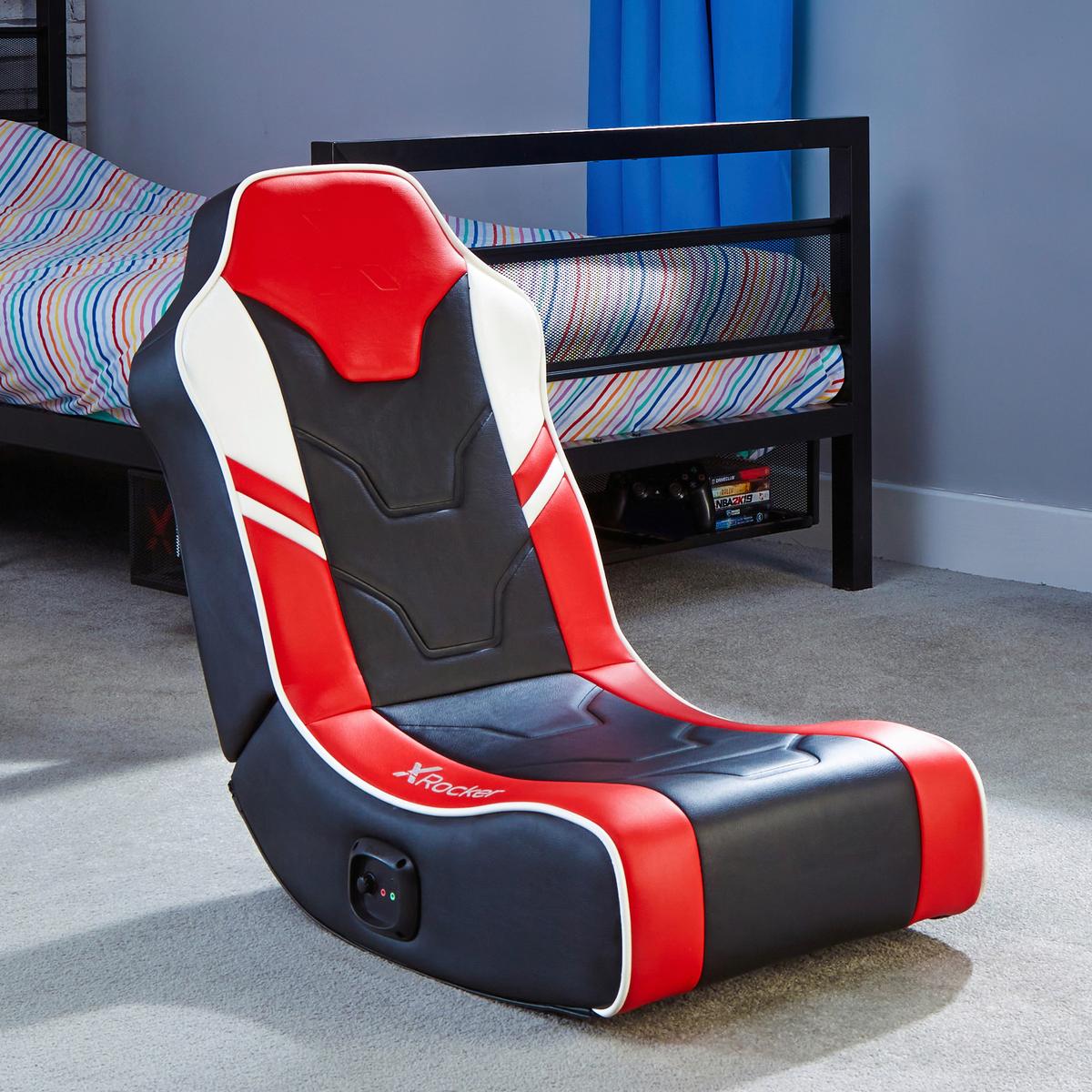 Gamingsessel Shadow 2.0 - Rot, MODERN, Textil (42/64/75cm) - X Rocker