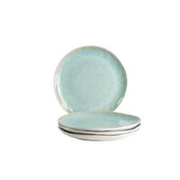 Speiseteller Frozen Keramik 4--Teilig. Grün Rund - Grün, Basics, Keramik (27,5cm) - Mäser