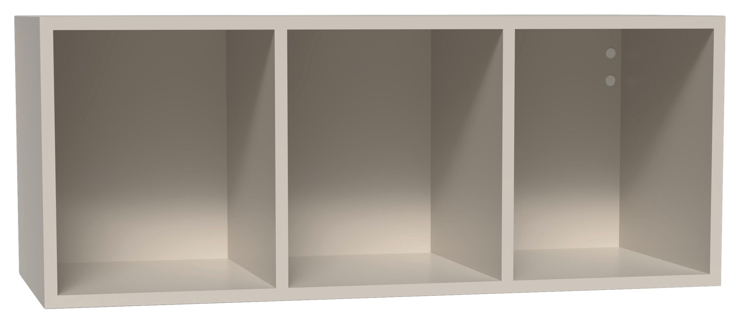 Wandregal Las Vegas Weiß B: 90 cm - Weiß, MODERN, Holzwerkstoff (90/36/37cm) - Vertico