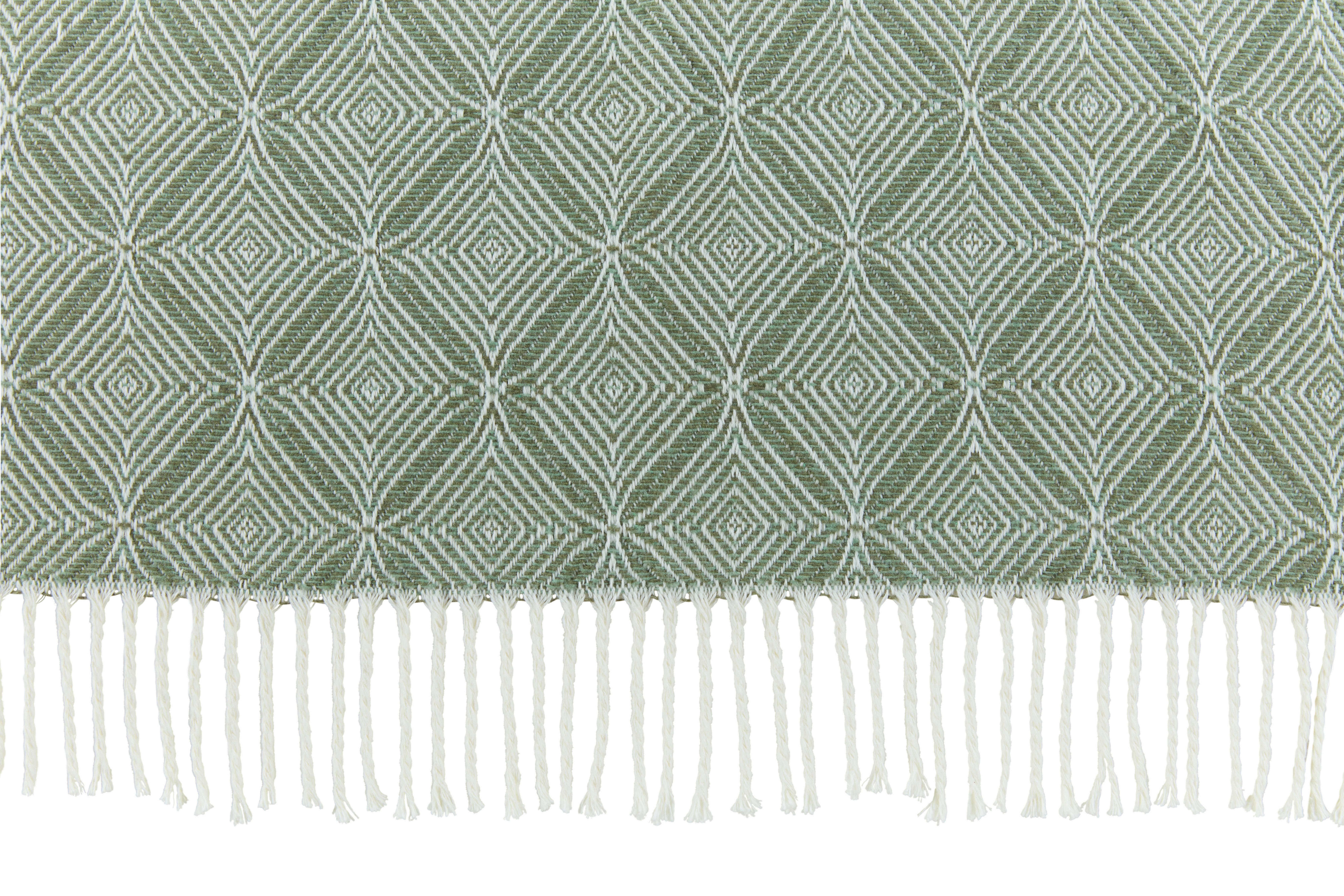 Deka Samira, 130/170cm, Zelená - olivově zelená, Lifestyle, textil (130/170cm) - Modern Living