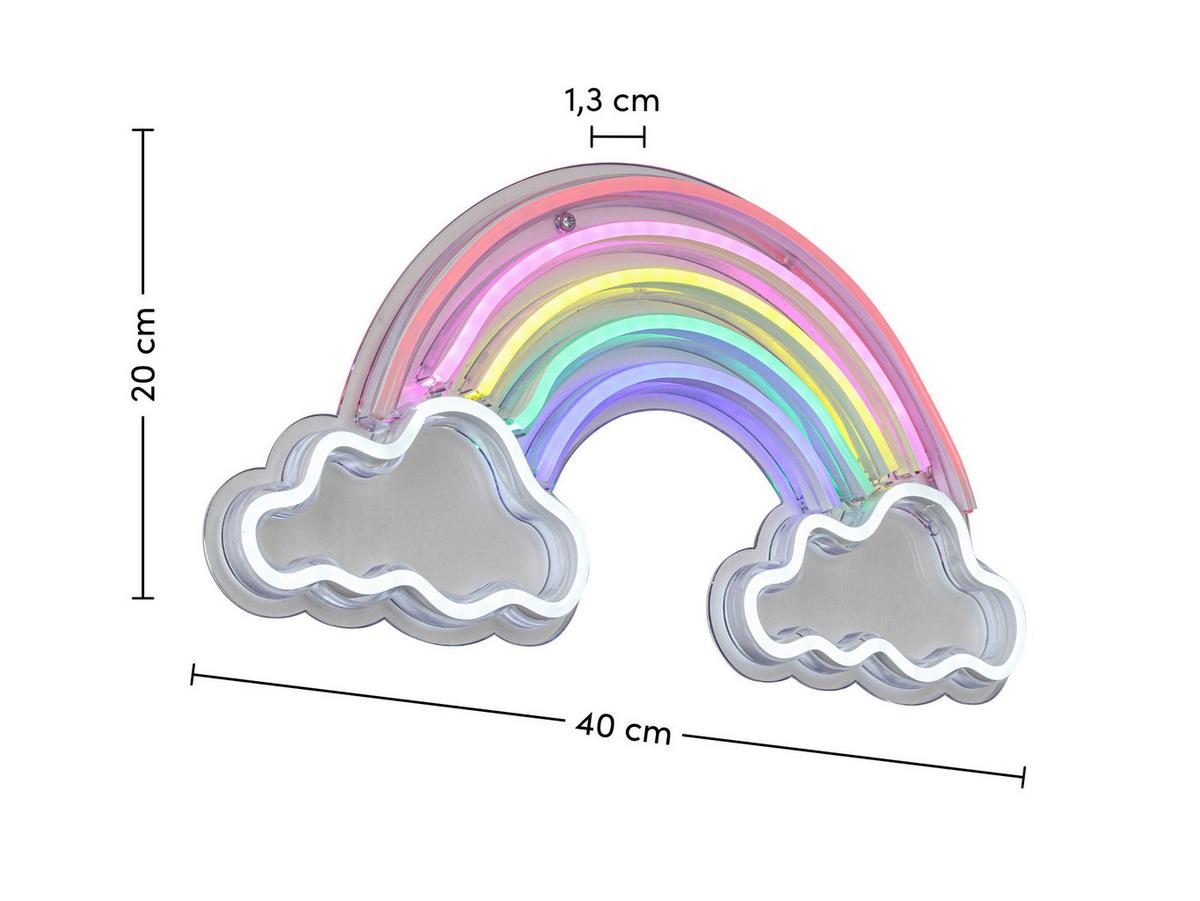DEKORAČNÍ LED SVÍTIDLO RENIBO - bílá/průhledné, Moderní, plast (40/20/1,30cm) - Mömax
