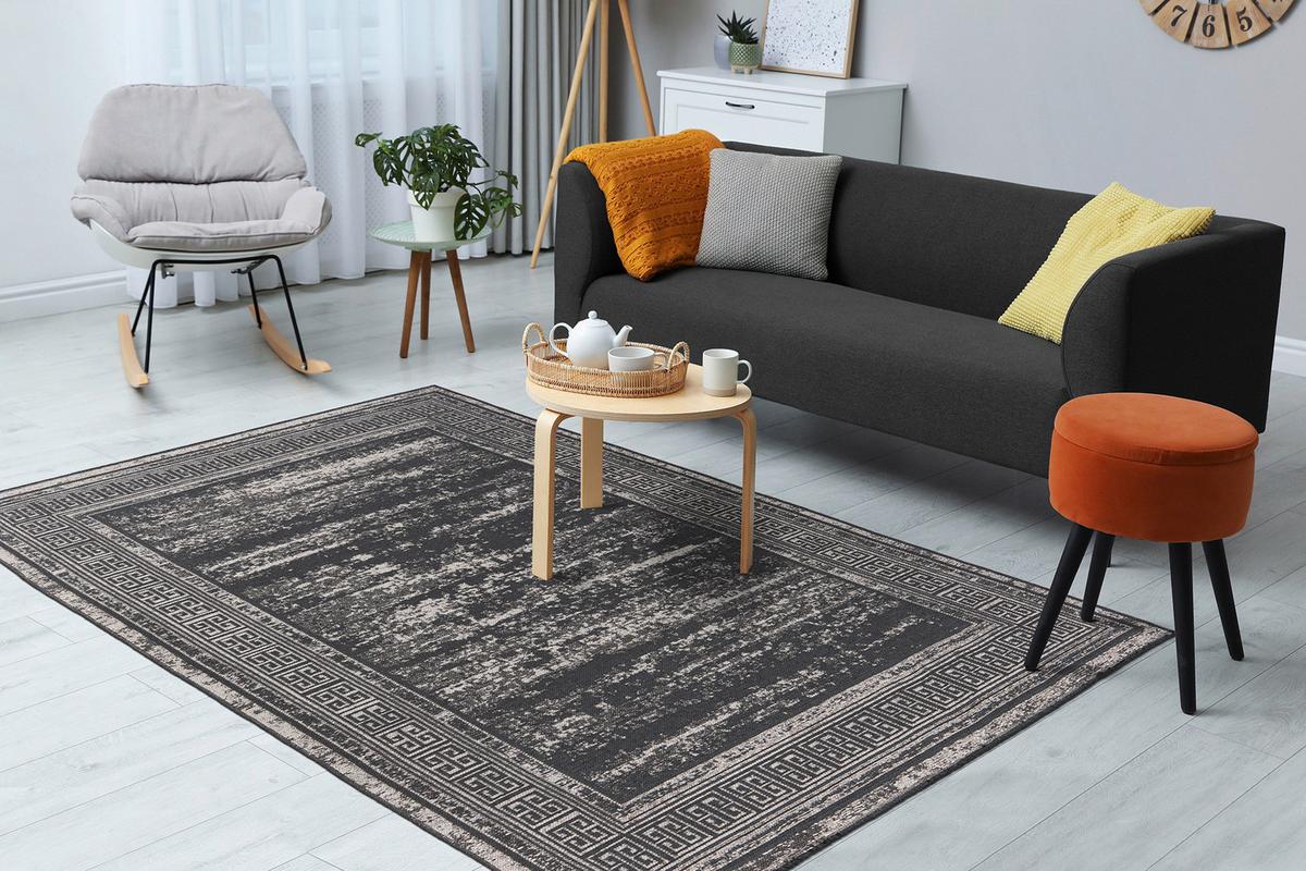 Teppich Kalevi 300 80x150 cm Kalevi 300 - Grau, KONVENTIONELL, Textil (80/150cm)