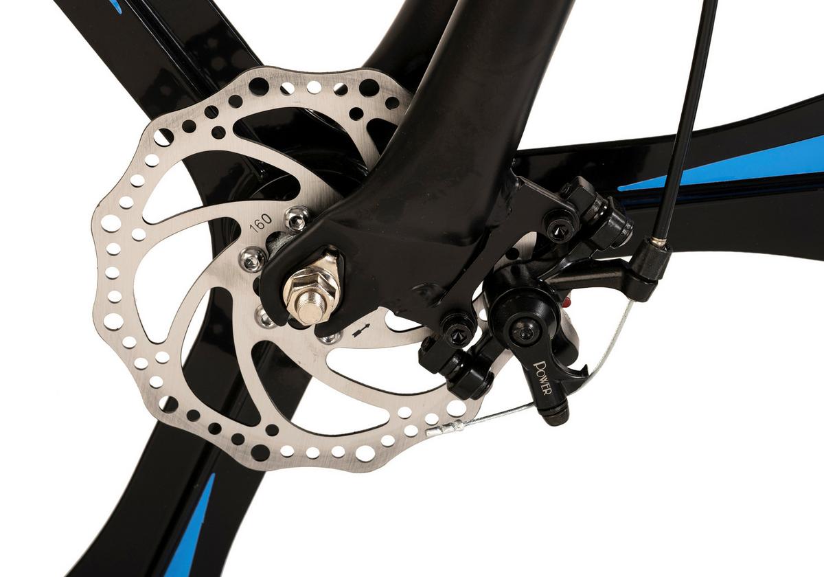 Mountainbike 412m - Schwarz, MODERN, Metall (25/140/60cm)