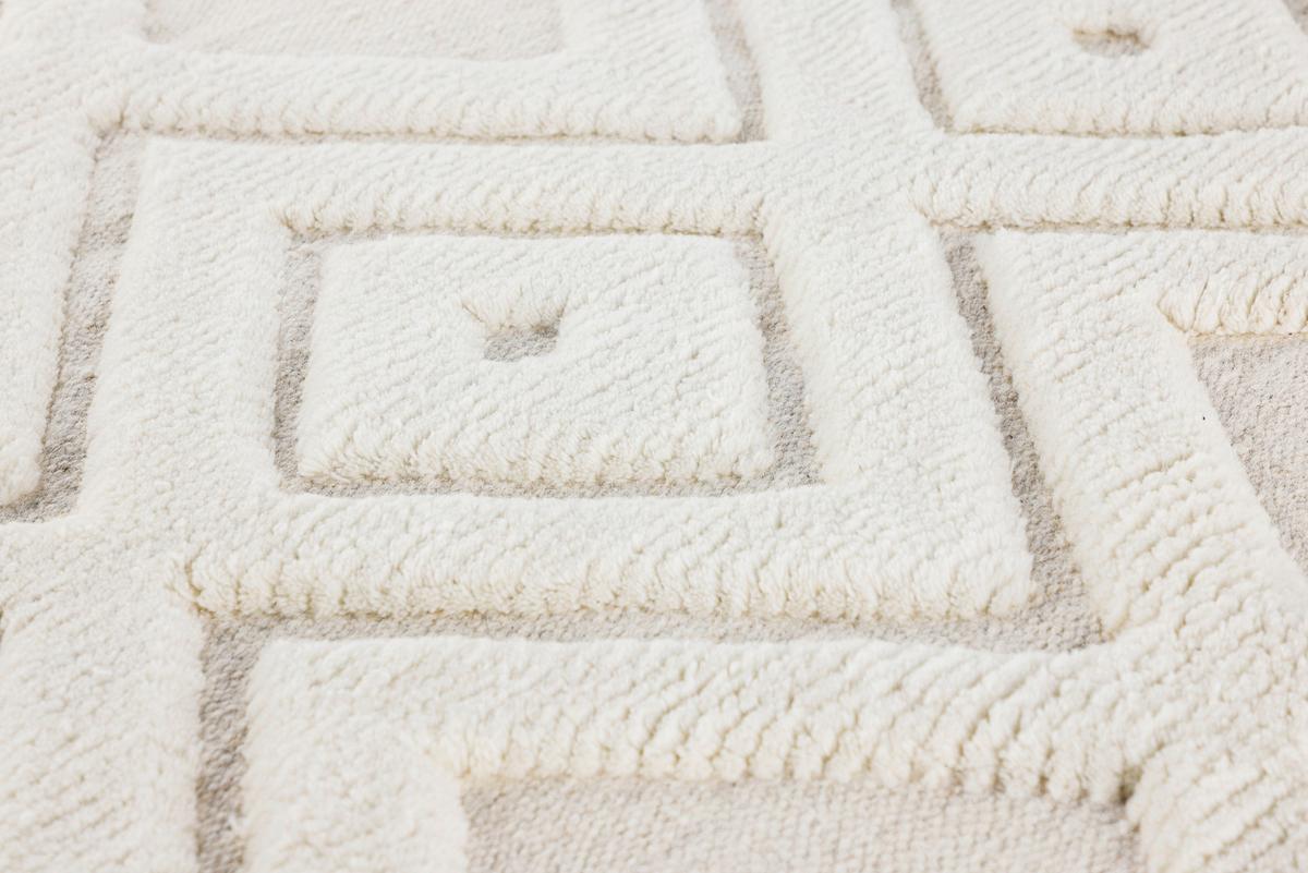 Flachwebteppich Dahlia - Weiß, LIFESTYLE, Textil (300/400cm) - P & B