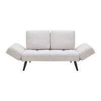 Pohovka AURELIA přírodní - černá/přírodní barvy, Moderní, kov/dřevo (191/73/78cm) - Bessagi Home