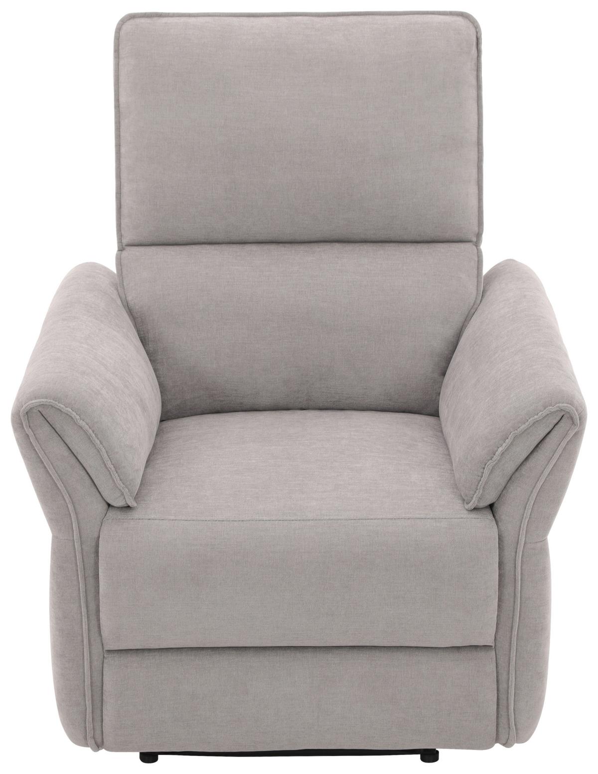 Relax Fotel Redon - szürke, Basics, textil/fa (85/103/92cm) - Livetastic