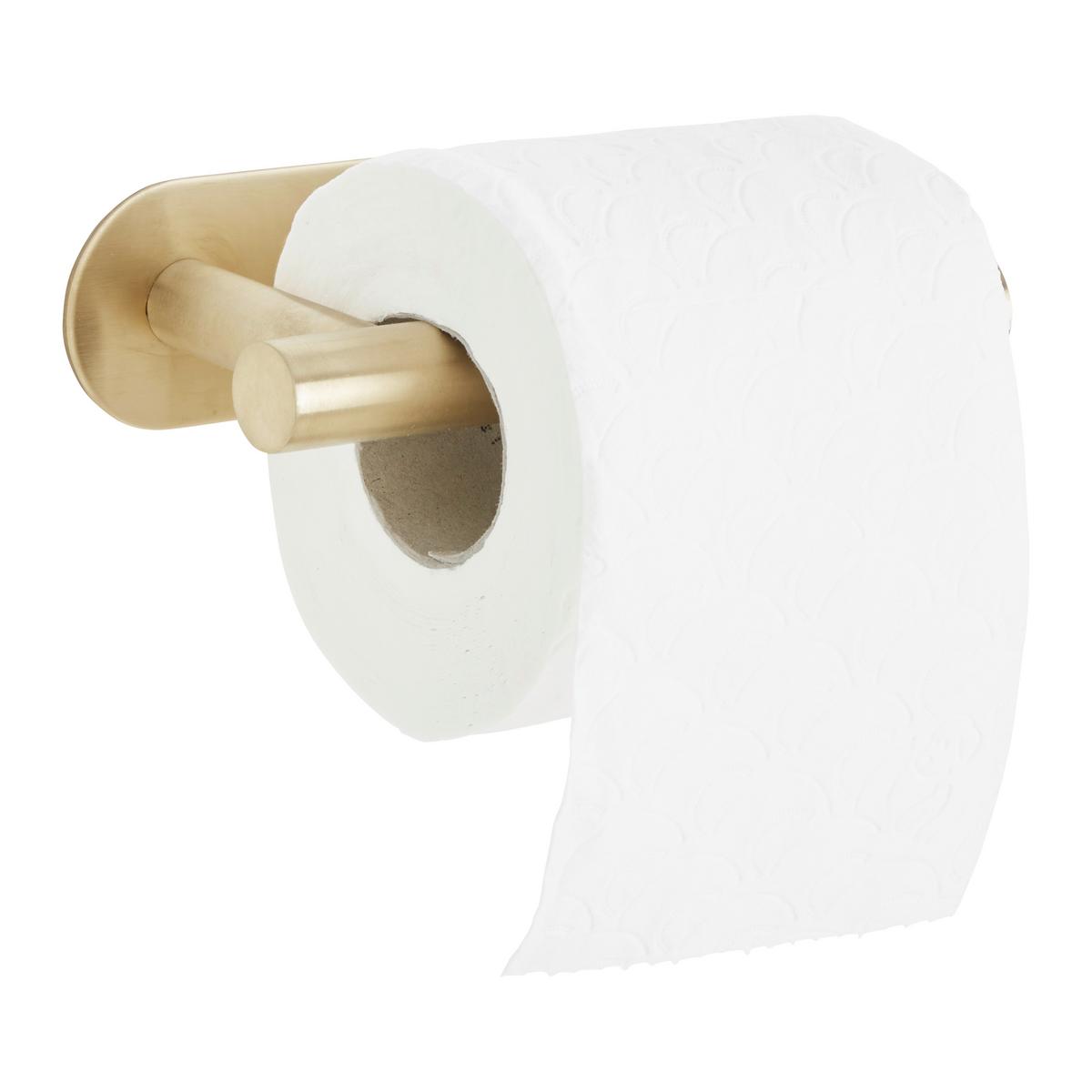 Držiak na toaletný papier TURBO-LOC -SB- - zlatá, Lifestyle, kov (16/4,5/7cm) - Mömax