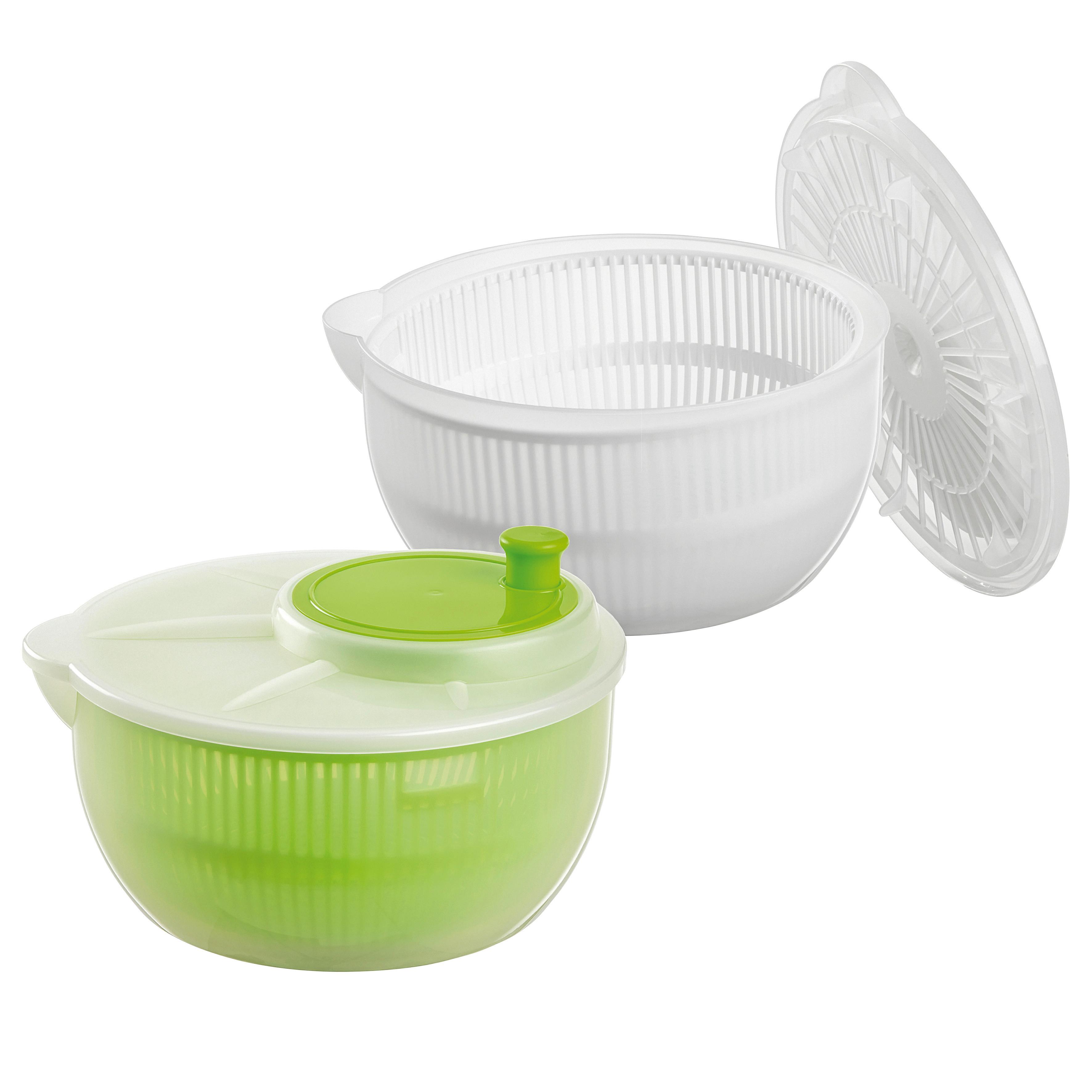ODSTREDIVKA NA ŠALÁT SANDY - priehľadné/biela, plast (25/15cm) - Mömax