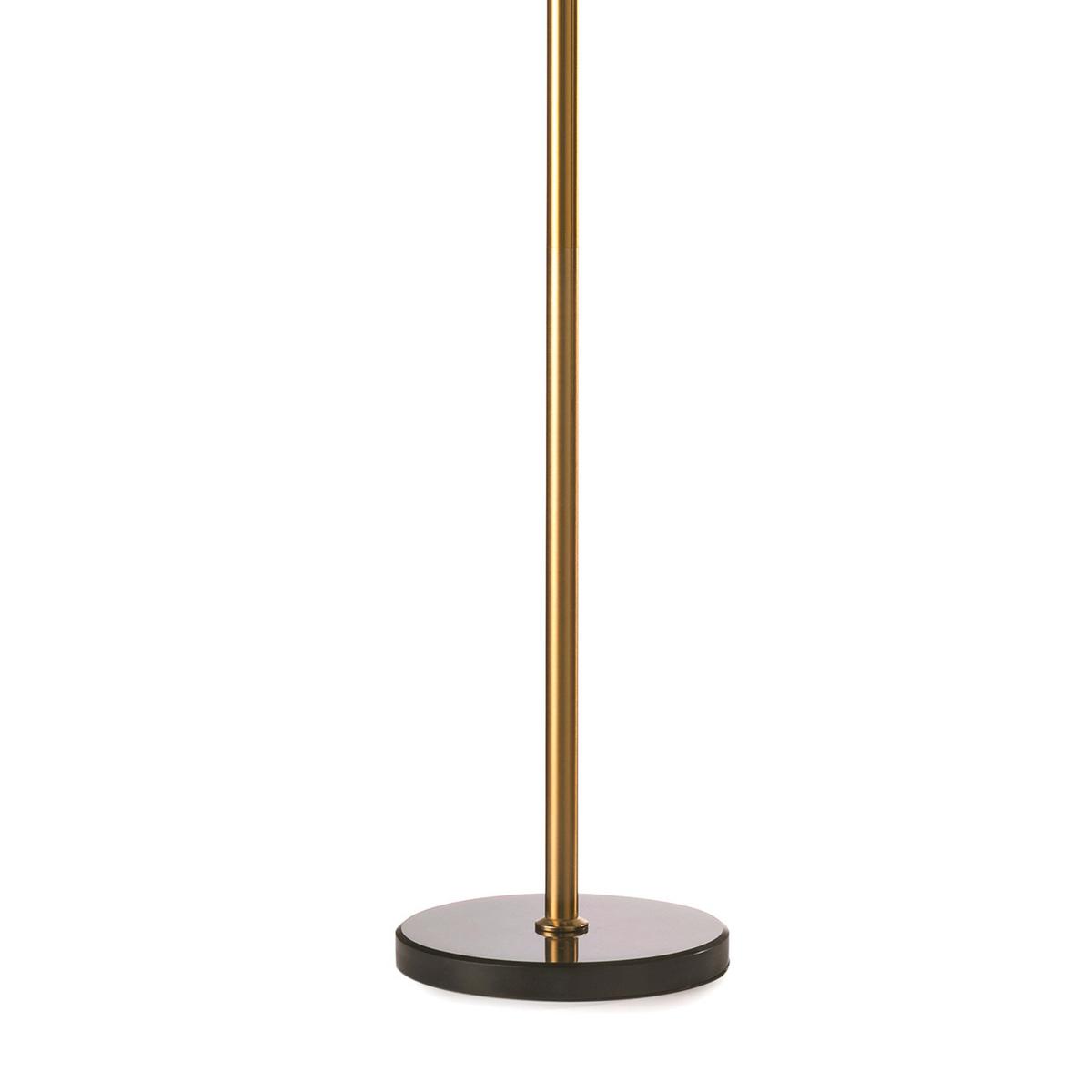 Stehleuchte Doroty Bernsteinfarben Shara L: 24 cm - Bernsteinfarben/Sahara, KONVENTIONELL, Glas/Kunststoff (24/24/162cm)