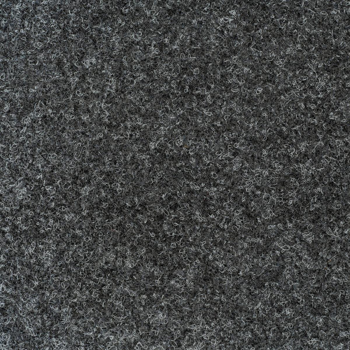 Teppichfliese Anthrazit Merlin 50x50 Cm Florhöhe 5,5 Mm - Anthrazit, Basics, Textil (50/50cm)
