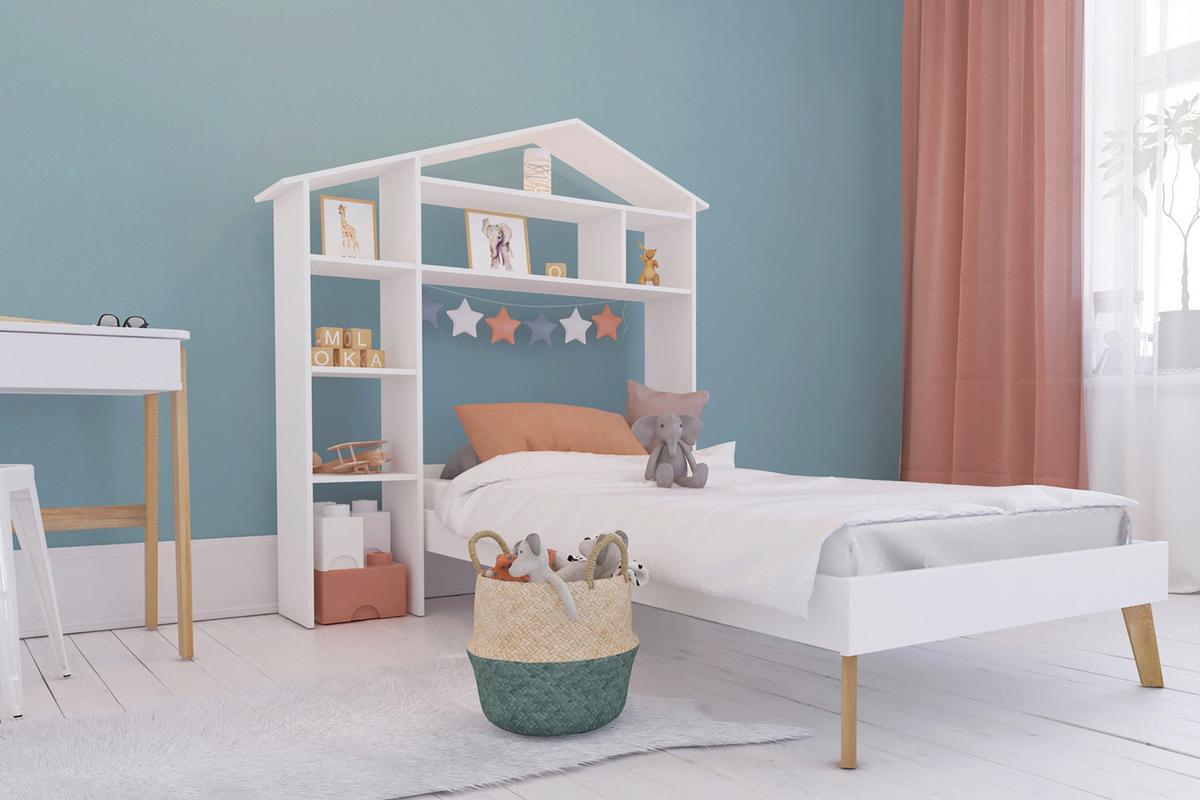 ÜBERBAUREGAL Weiß B: 148cm - Weiß, Design, Holz/Holzwerkstoff (148/155/31cm) - Livetastic