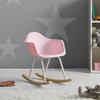 Dětská židle Bobby - růžová, Moderní, kov/dřevo (41,5/60/54cm) - Modern Living