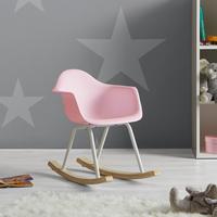 Dětská židle Bobby - růžová, Moderní, kov/dřevo (41,5/60/54cm) - Modern Living