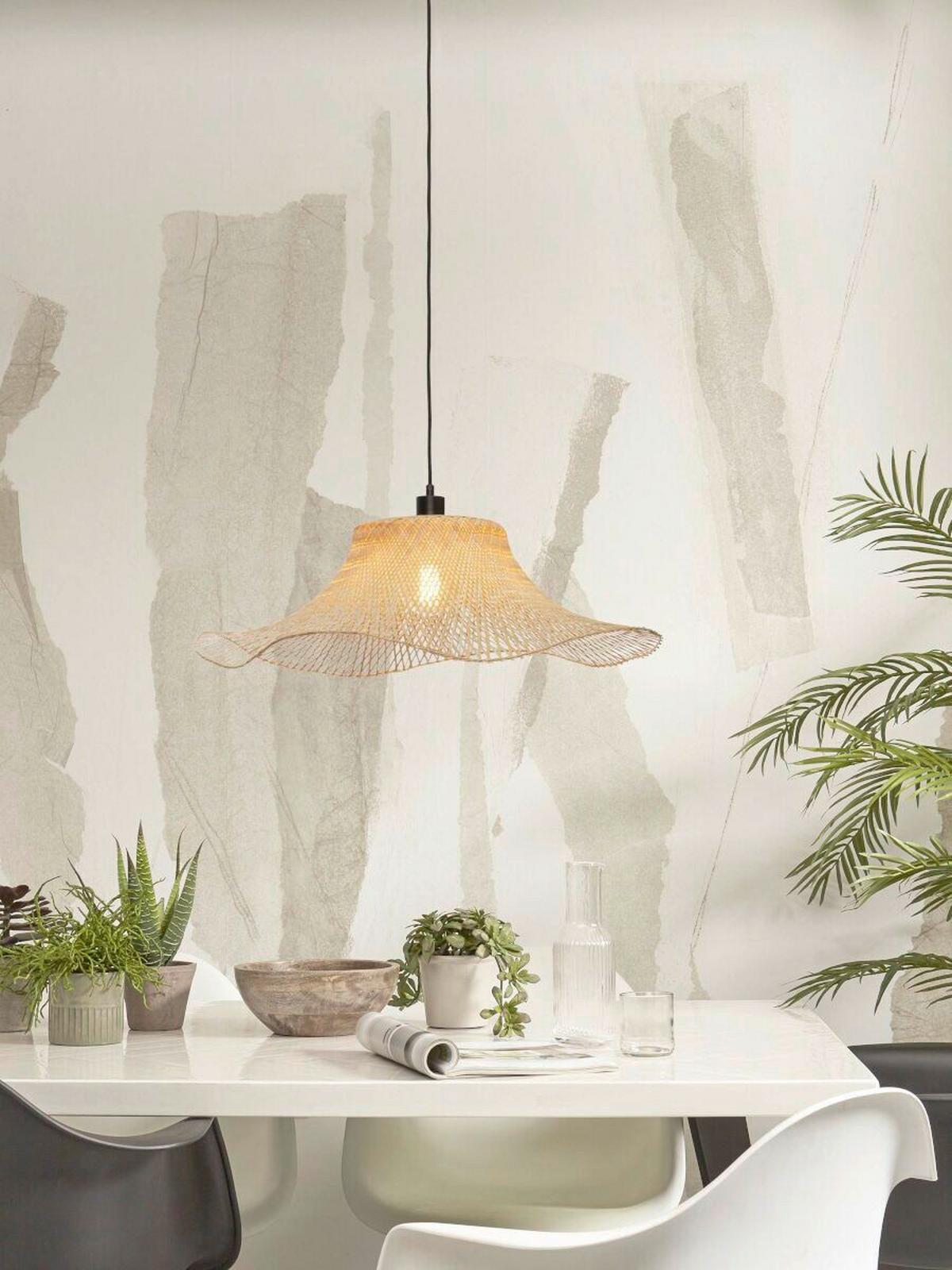 Hängeleuchte Ibiza/h65/n - Naturfarben, Trend (50/50/15cm) - Good & Mojo