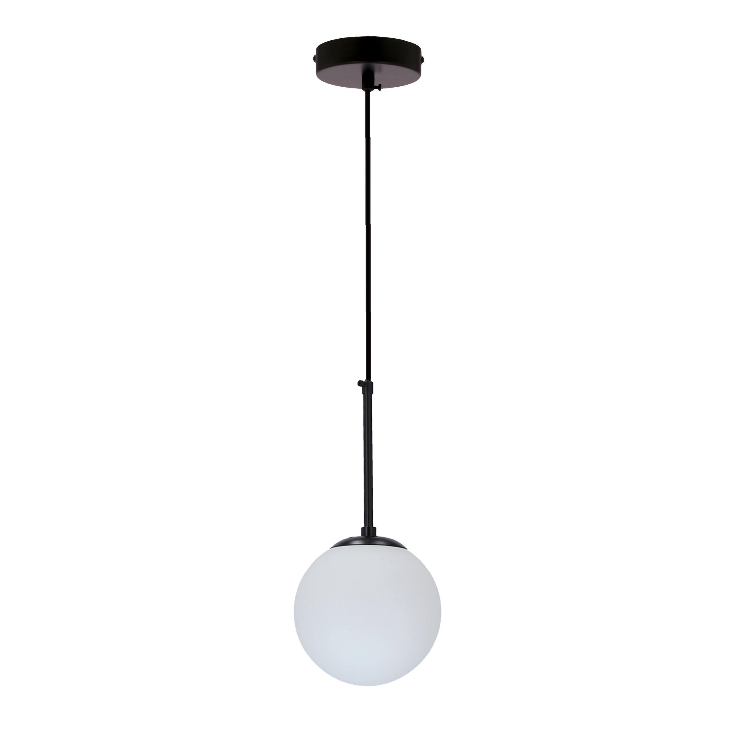 Hängeleuchte 31-09586 Pompei - Schwarz/Weiß, Basics, Metall (15/15cm)