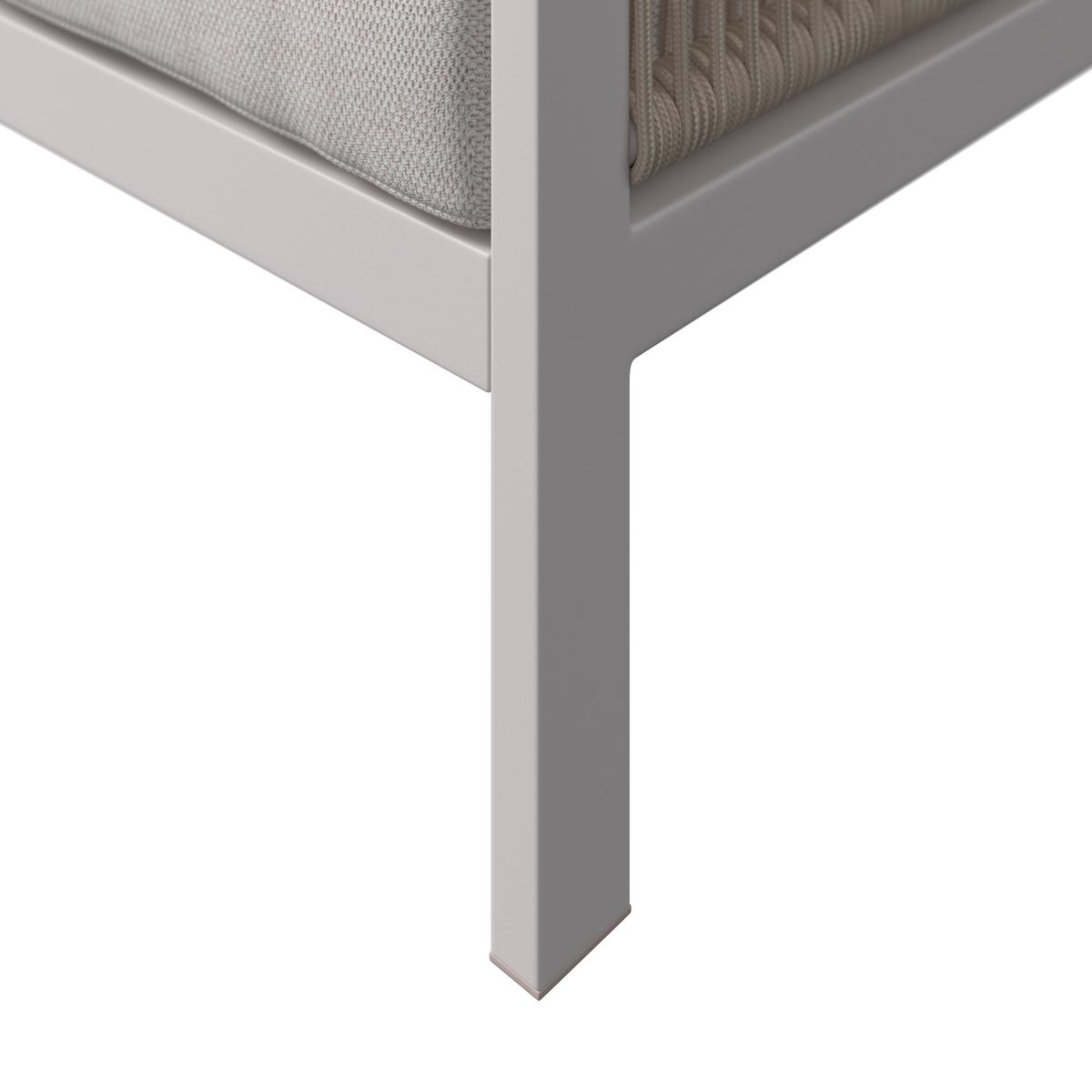 Loungesofa Palma - Beige/Hellgrau, MODERN, Kunststoff/Textil (182/67/80cm) - Beldano